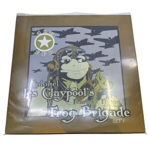 Les Claypools Fearless Flying Frog Brigade Vinyl LP Set 1 & 2 Green Vinyl